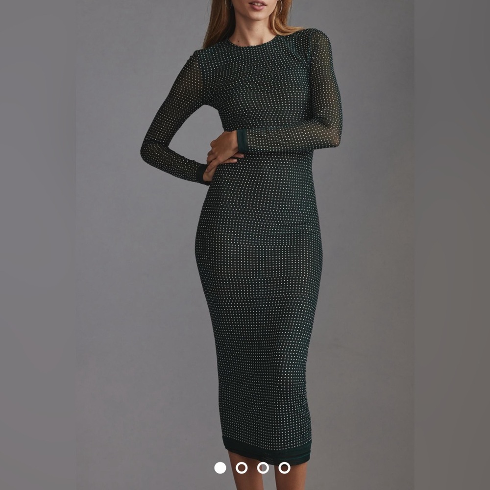 Bardot Atlas Diamante Midi Dress NWOT Size S